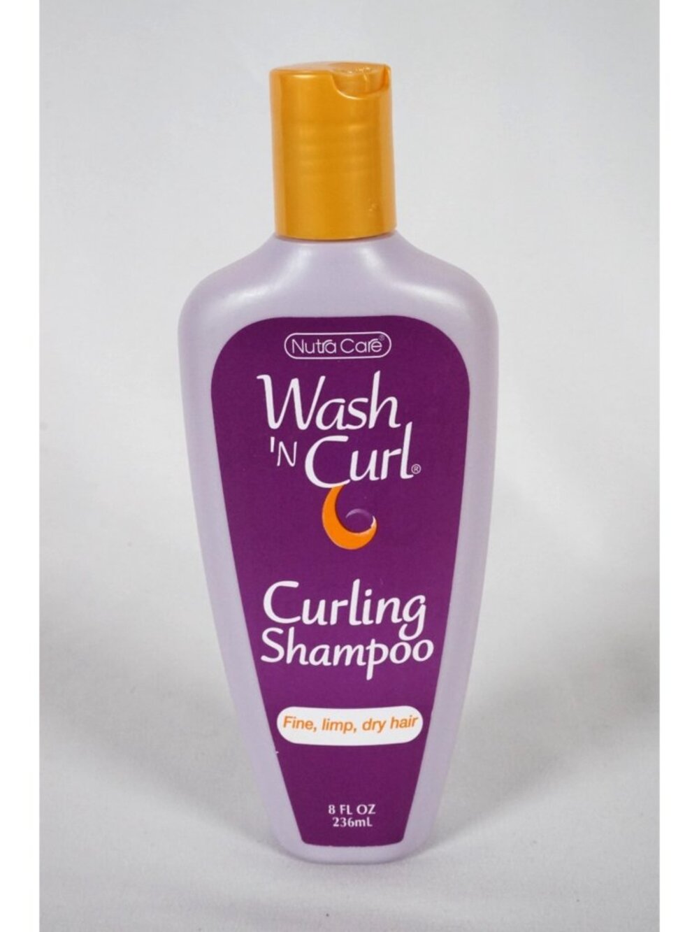 Wash 'N Curl Curl-Lock Shampoo for Fine, Limp, Dry Hair 8 fl oz Vintage